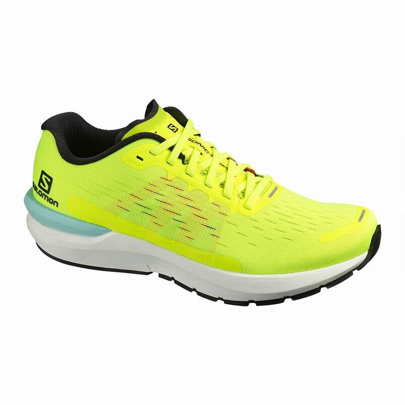 SALOMON SONIC 3 BALANCE Philippines - Men's Running Shoes - Yellow/White | 548372-DCA